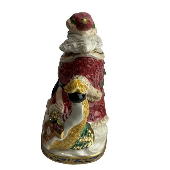 Fitz & Floyd Omnibus Collection1994 Renaissance Santa 2.25 Qt Christmas Pitcher - Picture 11 of 14